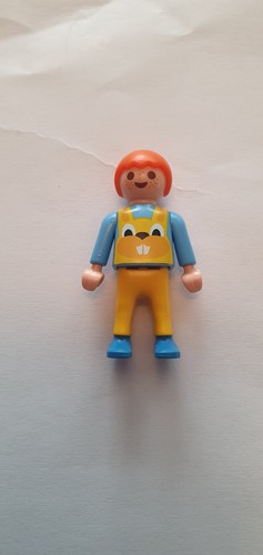Playmobil junge mit - mit, orangen