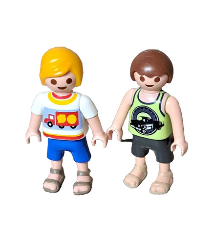 Playmobil figuren 2x kinder - figuren,